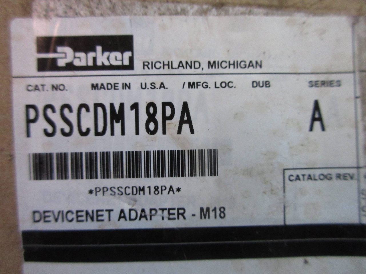 New Parker PSSCDM18PA Fieldbus Devicenet Adapter 97300772 NIB (TK3466-1)