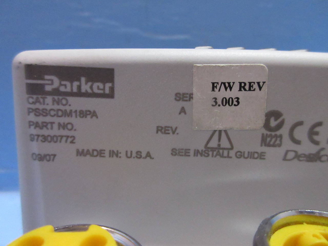 NEW Parker PSSCDM18PA Fieldbus Devicenet Adapter 97300772 NIB (TK3466-1)