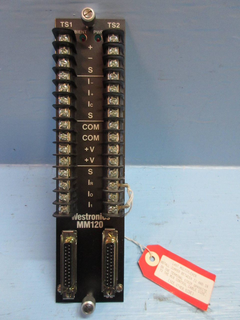 Westronics CB100333-01 Rev. C MM120 Receiver Transition Board PLC (TK3490-2)
