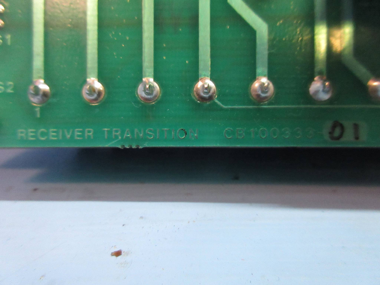 Westronics CB100333-01 Rev. C MM120 Receiver Transition Board PLC (TK3490-2)