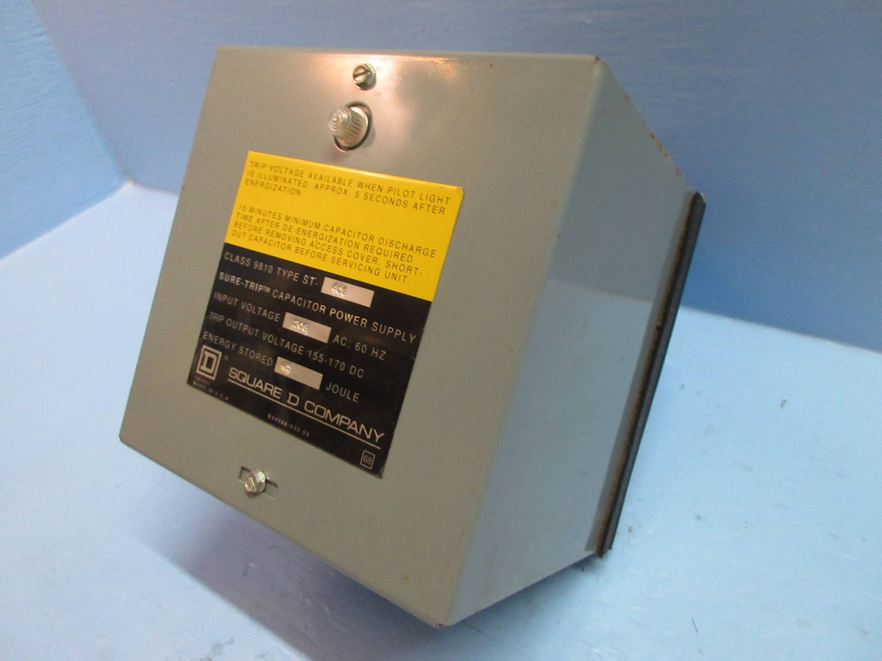 Square D Class 9810 Type ST-480 Sure-Trip Capacitor Power Supply 9810-ST-480 (TK3491-1)