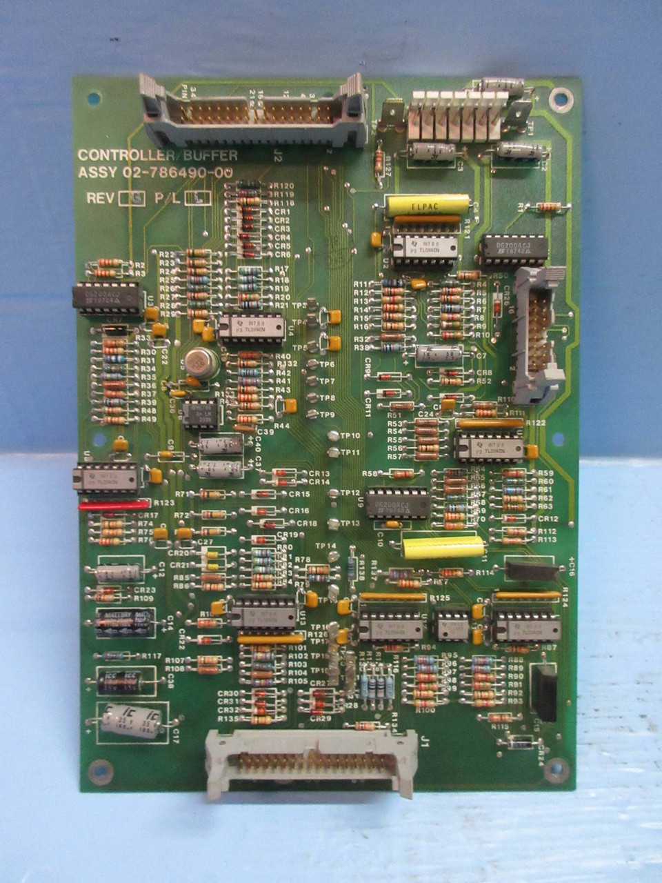 Emerson 02-786490-00 Rev G Controller / Buffer Board PCB PLC (TK3502-1)