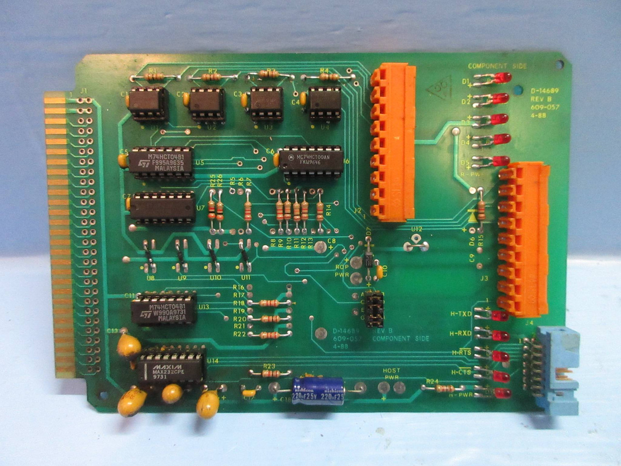 Woodman D-14689A Rev. K Control Board PLC D-14689-A Kliklok (TK3517-4)