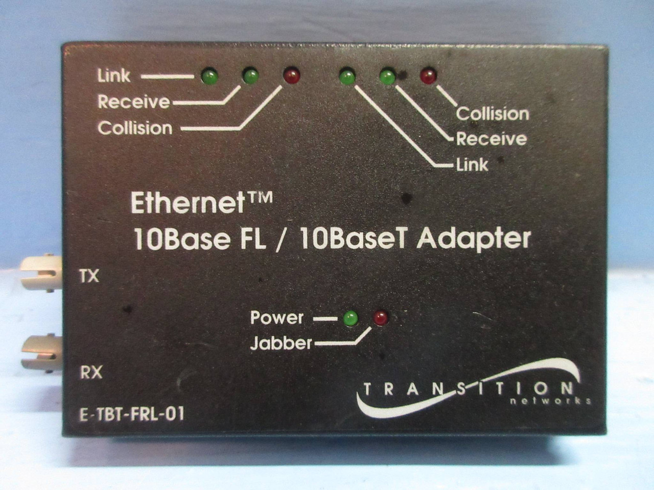 Transition Networks E-TBT-FRL-01 Ethernet 10-Base FL / 10-Base T Adapter (TK3533-1)