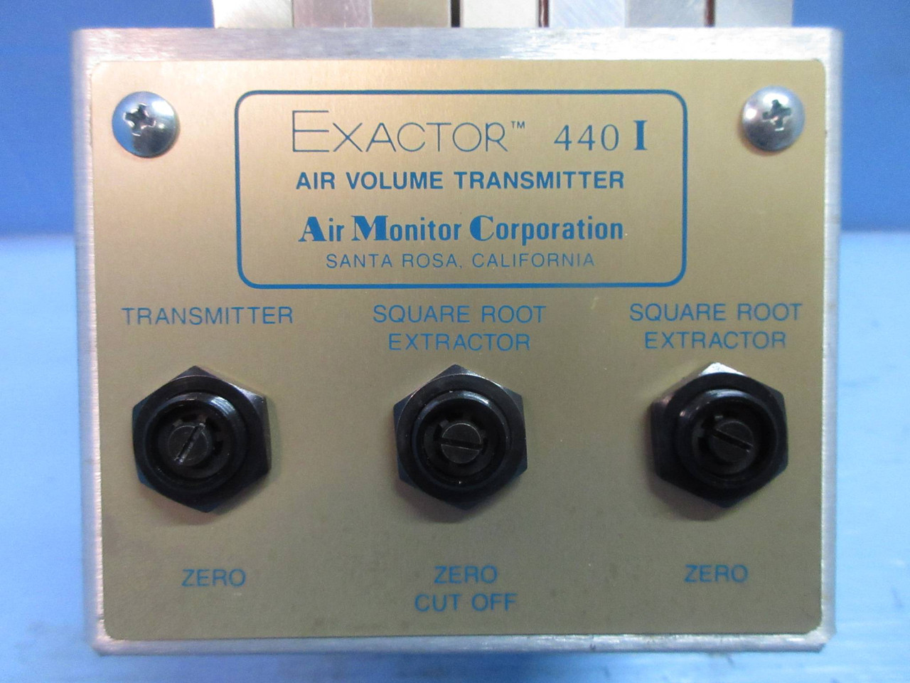 Air Monitor Corporation Exactor Series 440-I Air Volume Transmitter (TK3537-3)
