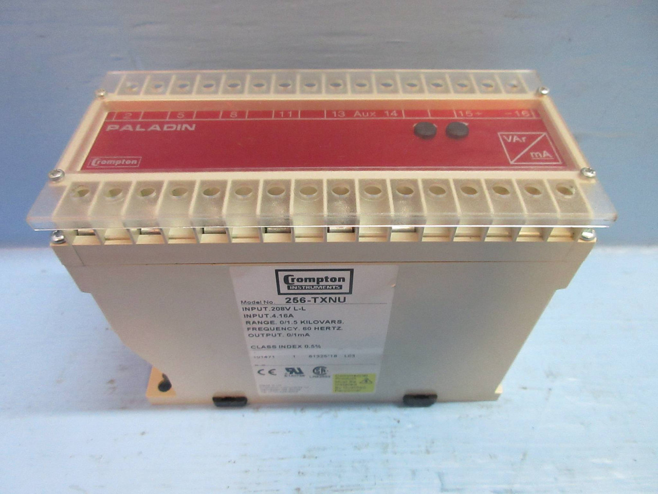 Crompton Instruments 256-TXNU Paladin Transducer (TK3563-4)