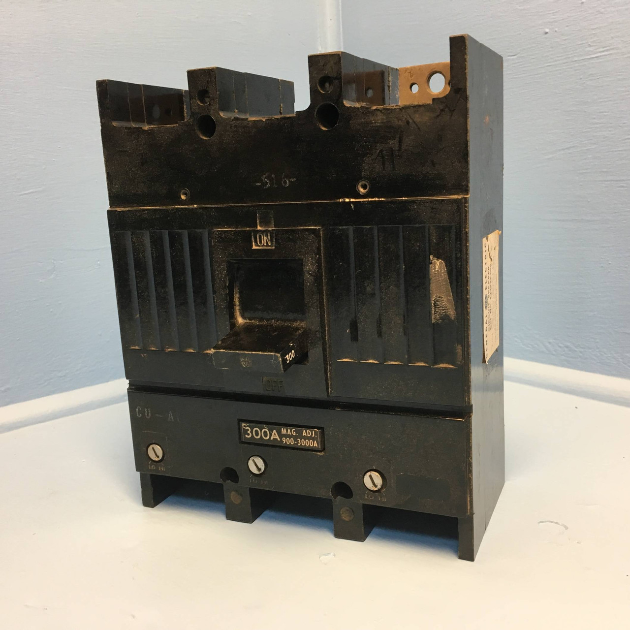 Image of GE TJJ426300 300A Circuit Breaker Black 600V 2 Pole 300 Amp General Electric