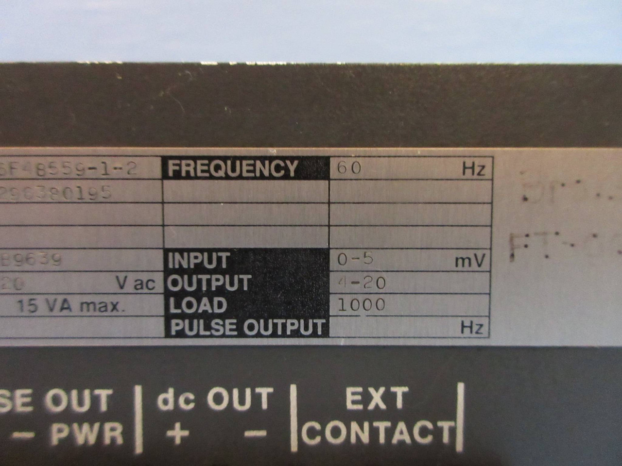 Foxboro E96P-IA Magnetic Flow Transmitter 120V CS-E / FG-A (TK3566-3)