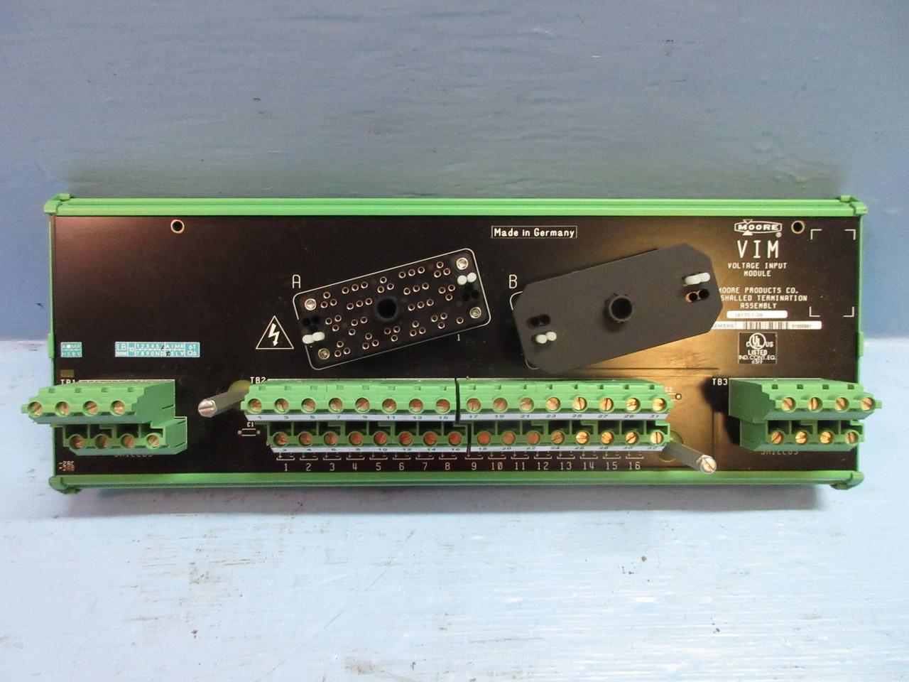 Moore 16170-1-09 APACS VIM Voltage Input Module Siemens PLC Board (TK3571-2)