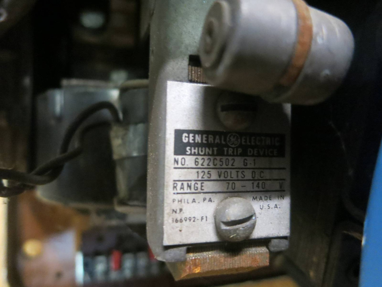 General Electric AK-2A-25-1 600A Motor Operated 125VDC LI Breaker Air GE 2 A EO (PM2794-1)