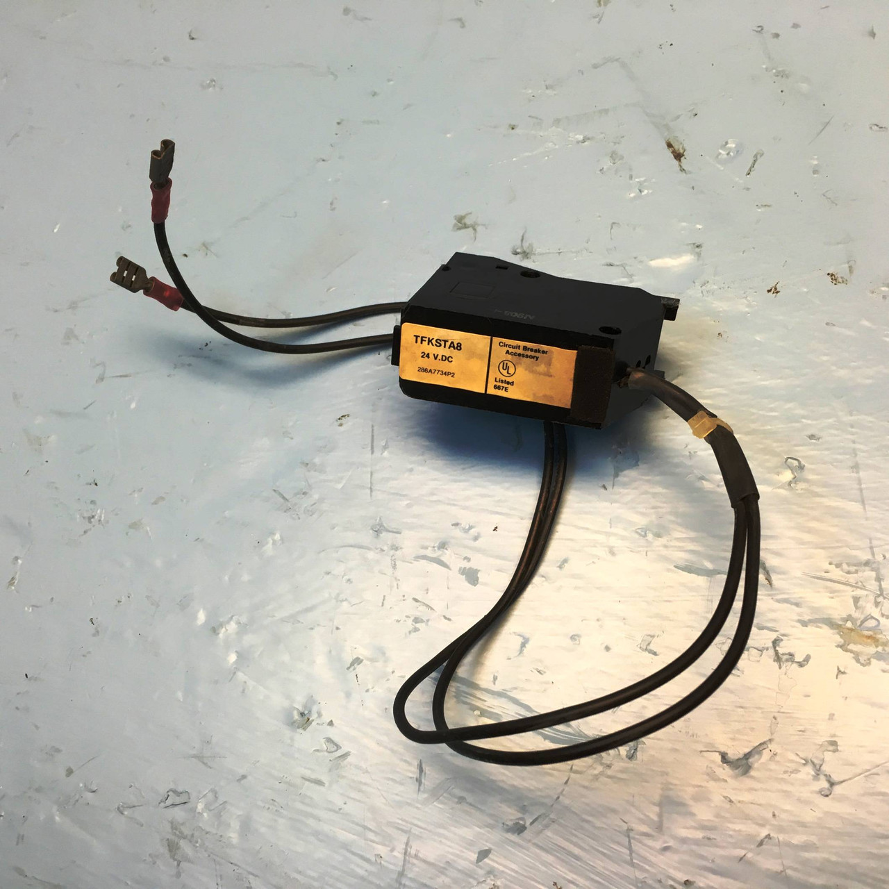 Image of GE TFKSTA8 Shunt Trip for Circuit Breaker TFK/TFJ C/B 24 VDC General Electric