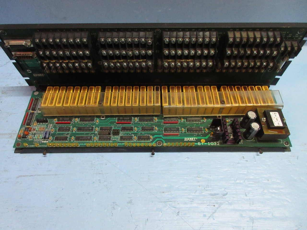 Sixnet 61-IO32 PLC I/O Module Circuit Board 61-Base-TB & 61-IO32 (TK3617-2)