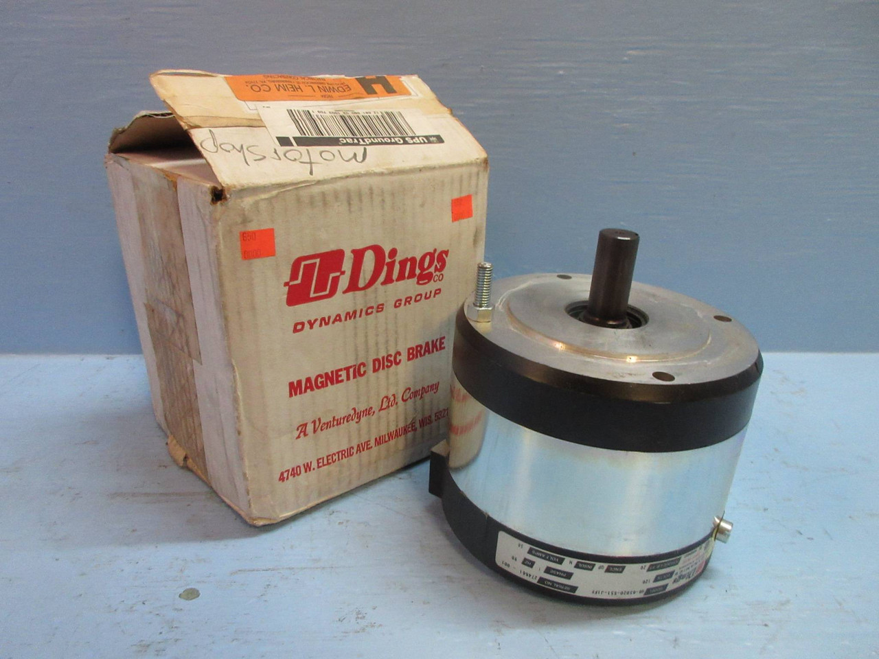 NEW Dings Dynamics H6-63020-551-J1FF Magnetic Disc Brake 120V 20 Lb. Ft. NIB (TK3642-2)