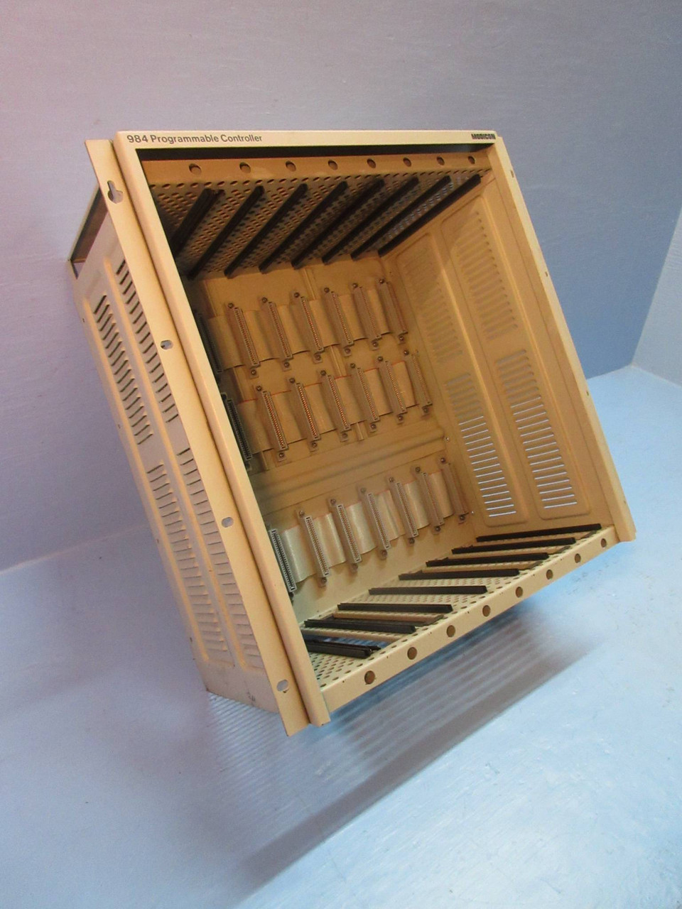 Image of Modicon AS-P933-007 AEG 984 Programmable Controller 8 Slot Rack Chassis 120/240V