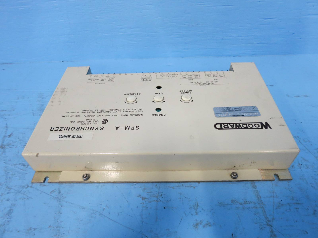 Woodward 9905-001 Rev L SPM-A Synchronizer Module 9905001 115V 230V SPMA Control (DW0605-1)