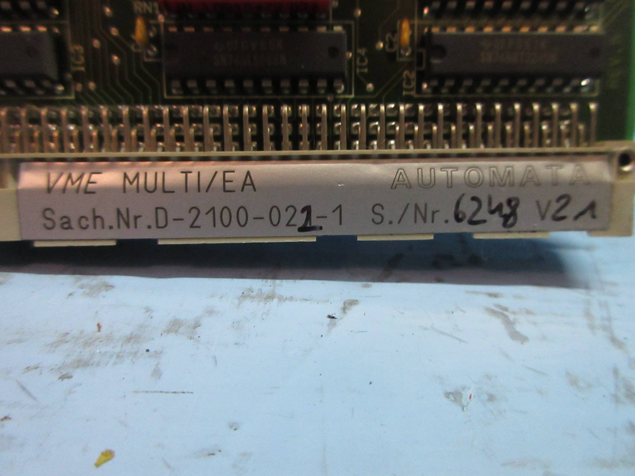 Automata D-2100-022-1 VME Multi E/A PLC Module Multi/EA (TK3713-2)