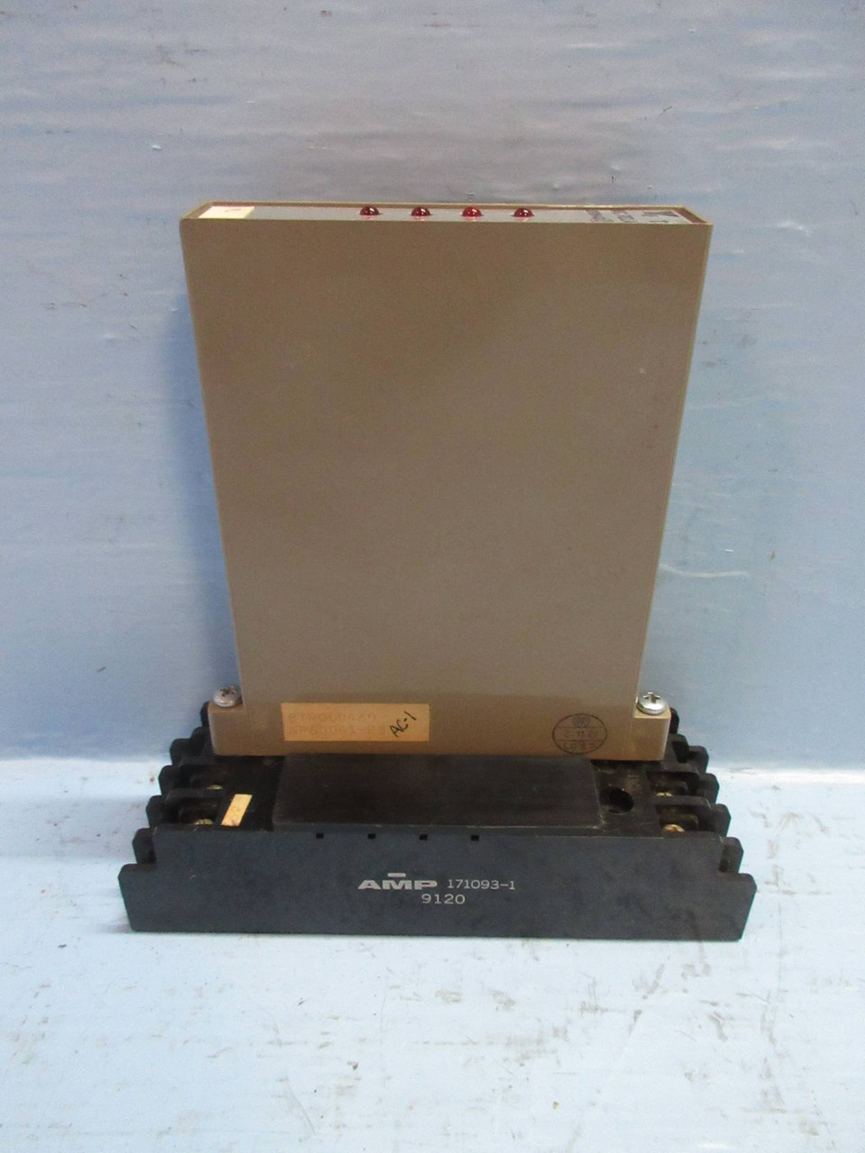 Yokogawa JBDM-A0-27 MC Relay JBDM-AO w/ Amp Relay Socket Connector 171093-1 (TK3722-4)