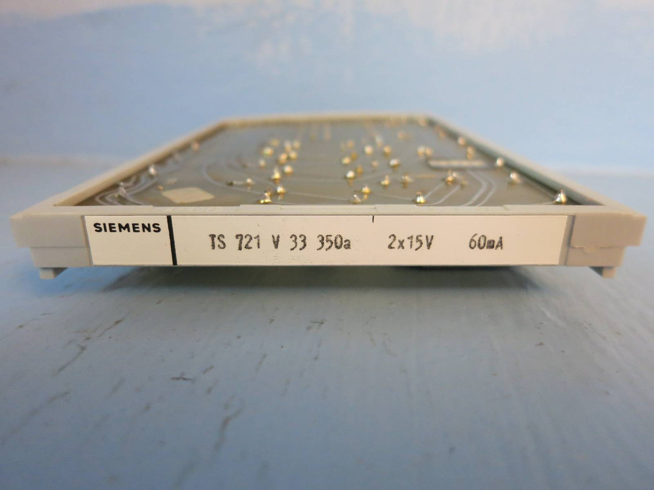 NEW Siemens TS 721 V 33 350a 2x15V 60mA Board PLC 3TS721T34 303 BI.1 E 55/MA-W (PM2837-2)