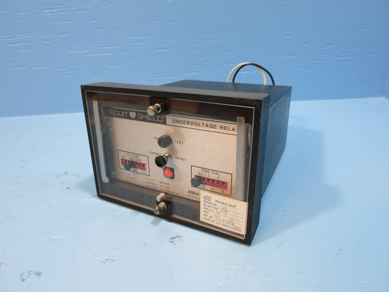 Image of ABB 411B4165 Circuit Shield Undervoltage Relay Type 27D Asea Brown Boveri