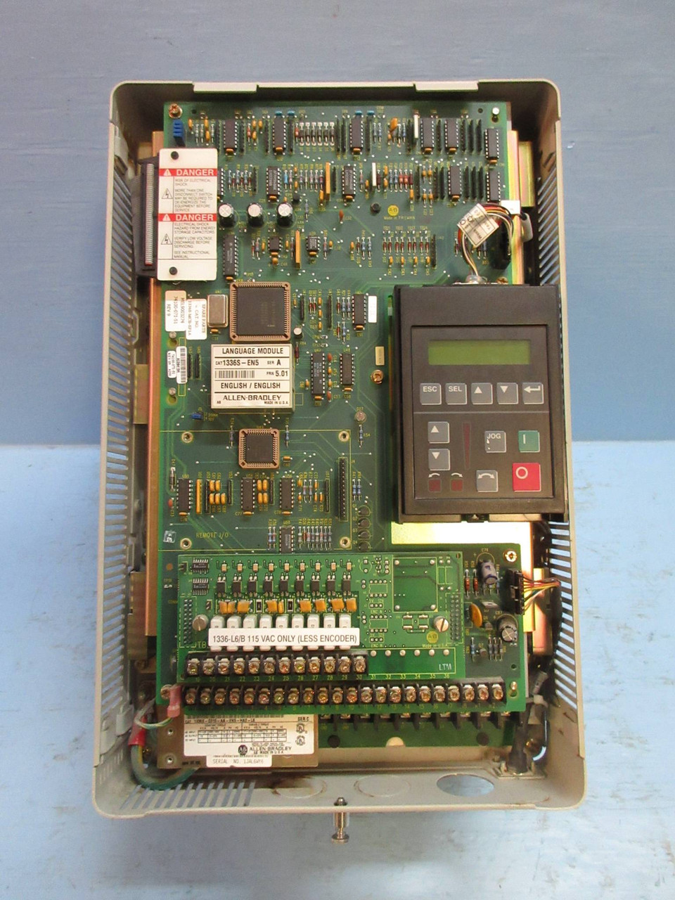 Allen Bradley 1336S-C015-AA-EN5-HA2-L6 Series C 15-HP AC VS Drive 600V 1336 Plus (TK3797-3)