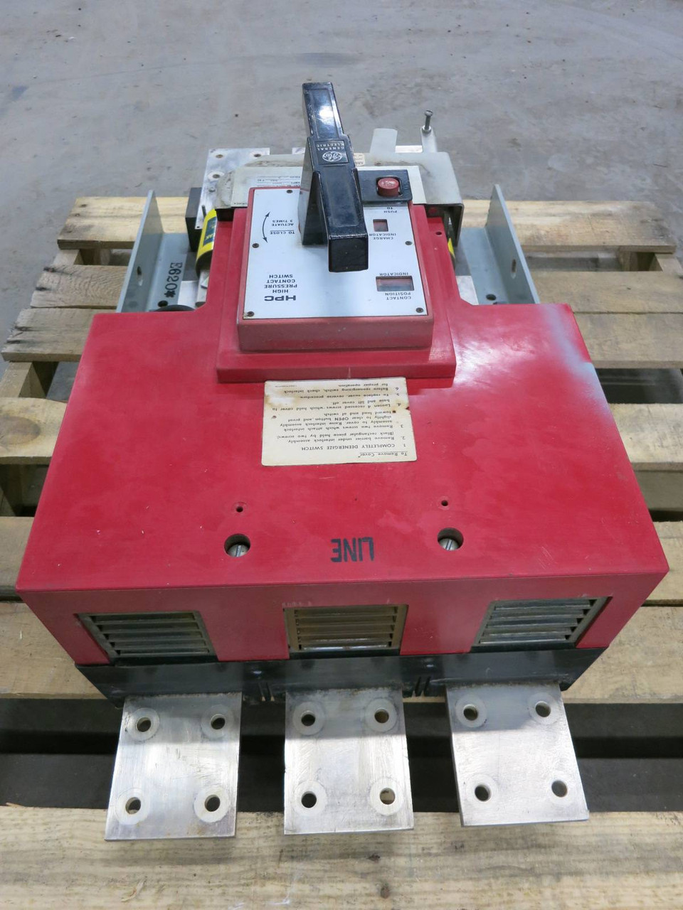 GE THPC3416ET1 1600A 480V High Pressure Contact Switch HPC THPC 3416ET1 3416 (PM2844-3)