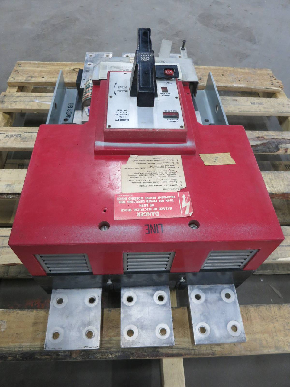 GE THPC3408ET1 800A 480V High Pressure Contact Switch HPC THPC 3408ET1 3408 (PM2839-1)