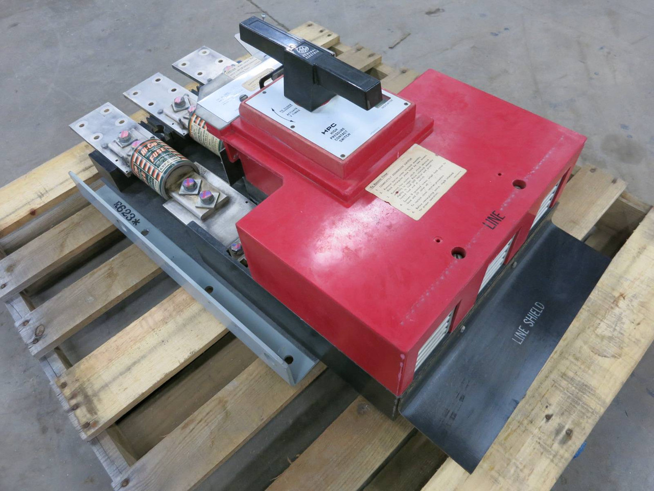 GE THPC3416B 1600A 480V 3 Pole High Pressure Contact Switch HPC THPC 3416B 3416 (PM2845-1)