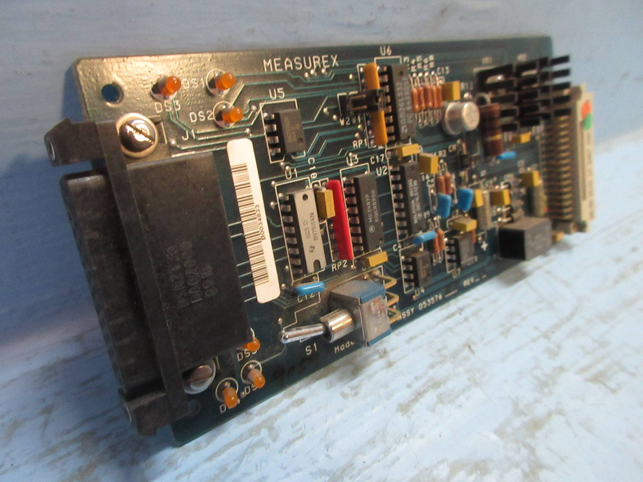 Image of Measurex 053576-00 Rev B Buffer Circuit Board Module PLC 05357600 Revision B