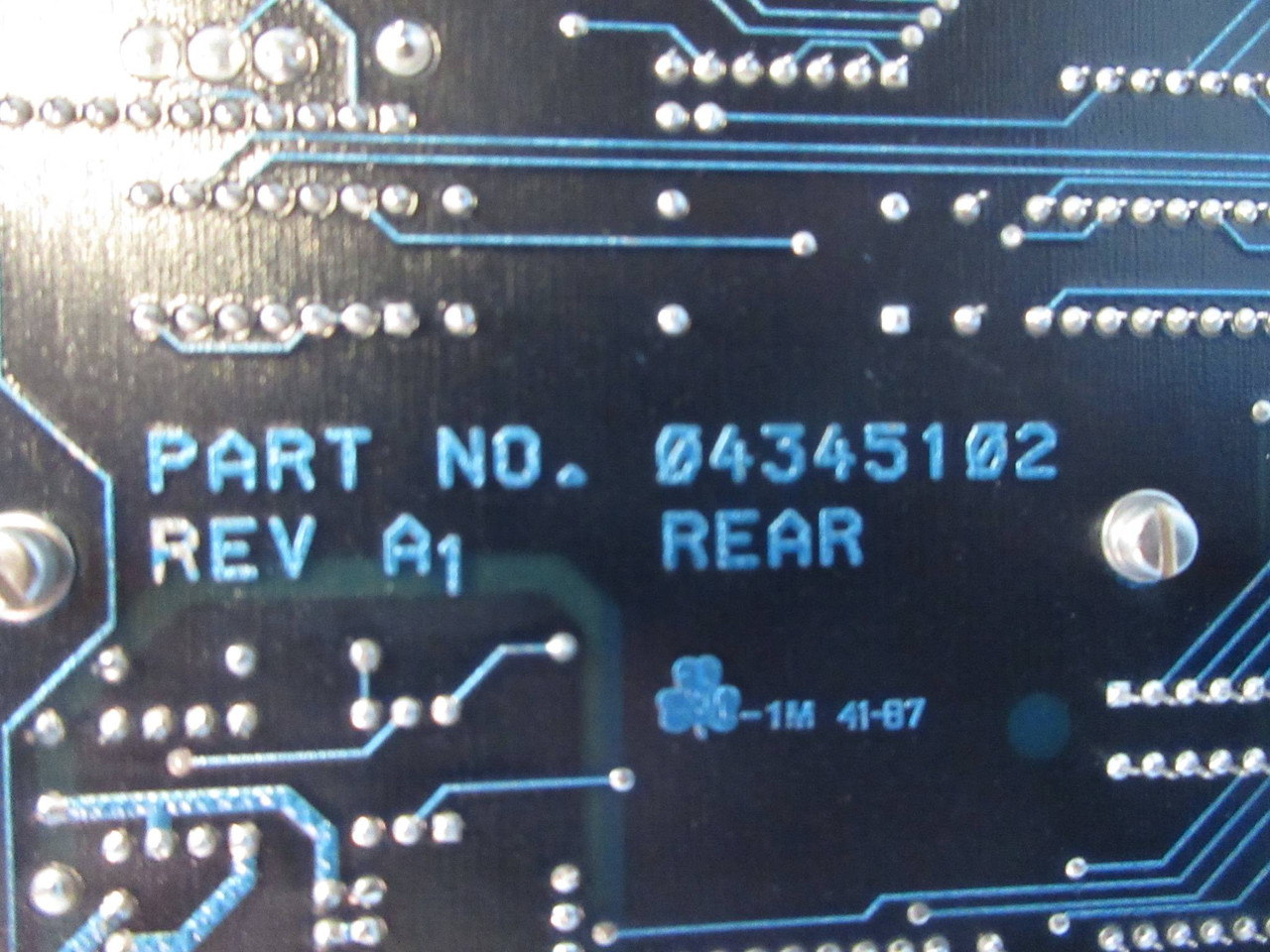 Measurex 053611-00 Rev F PIDP Module PLC Unitec 04345102 Rev A1 (TK3814-1)