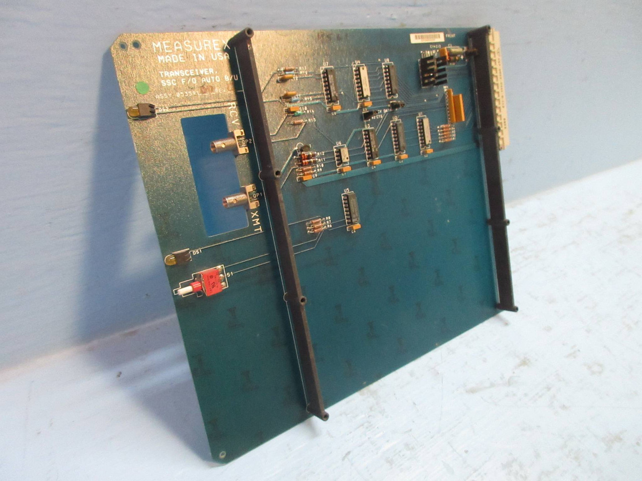 Image of Measurex 053591-00 Rev C Transceiver SSC F/O Auto B/U Module PLC Revision C