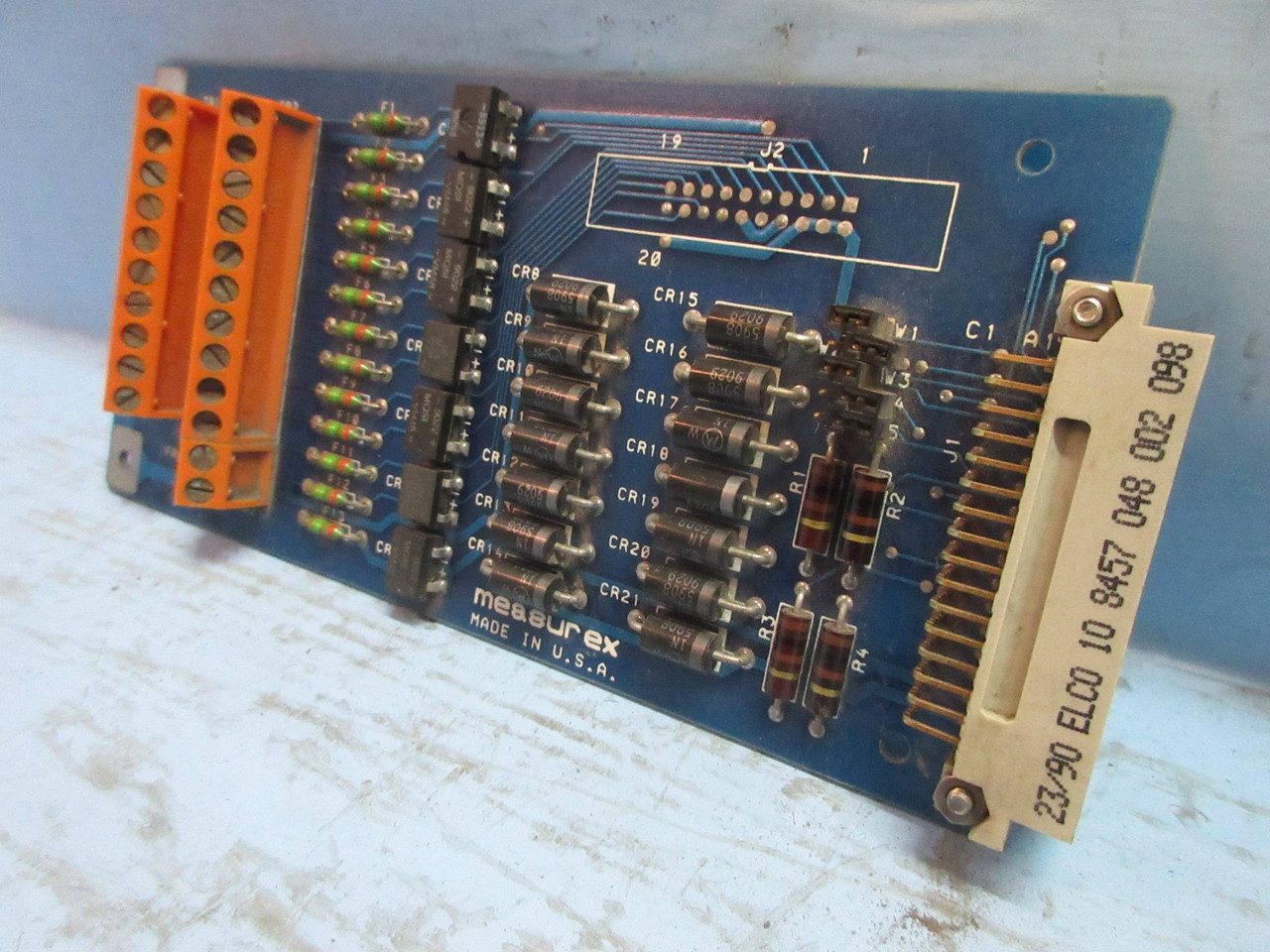 Measurex 053638-00 Rev B Termination BSC Module PLC 05363800 Revision B (TK3831-1)