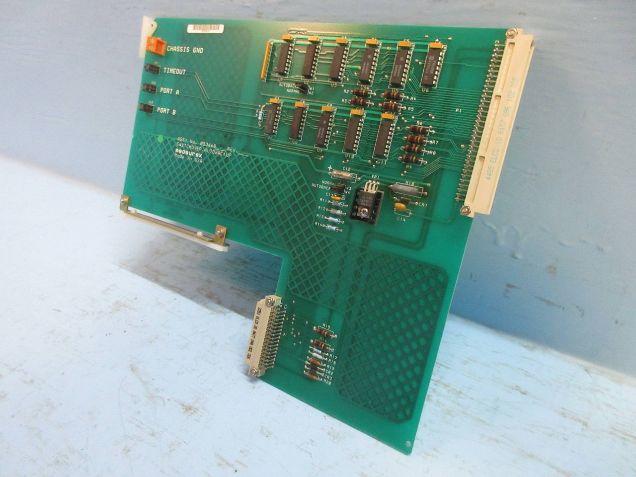 Measurex 053668-00 Rev A Switchover Autobackup Module PLC Revision A (TK3818-8)