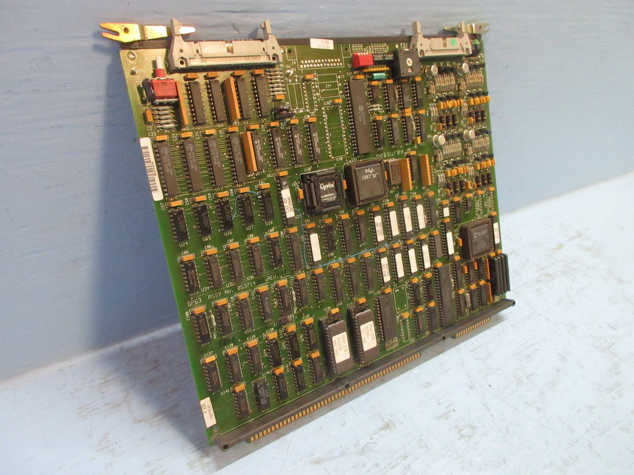 Image of Measurex 05371400 Rev H GP63 Transition Module PLC Board 053714-00 Revision H