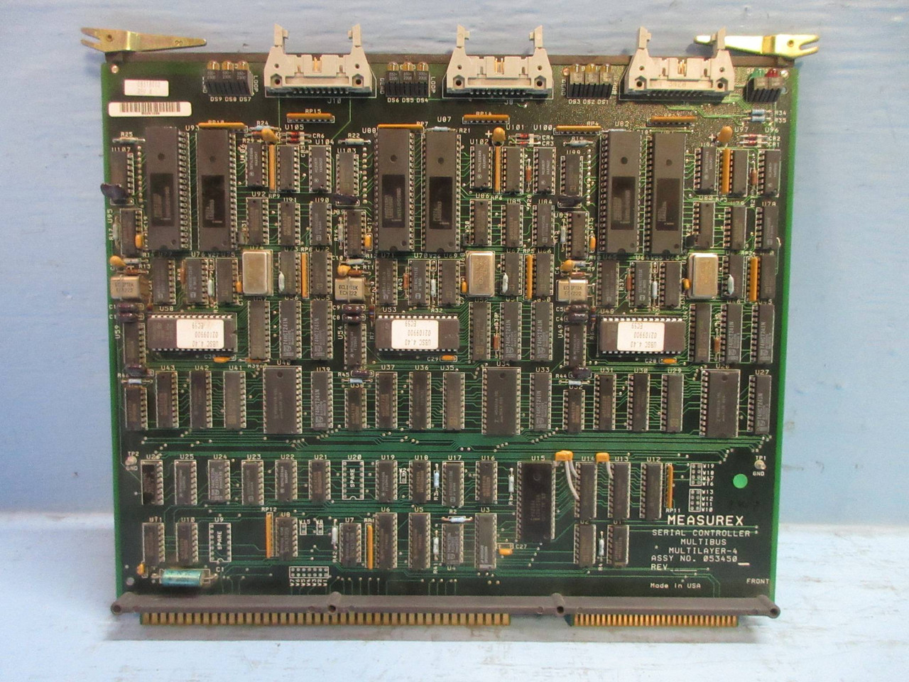 Measurex 05345001 Rev A Serial Controller Multibus Multilayer-4 Module PLC Board (TK3833-1)