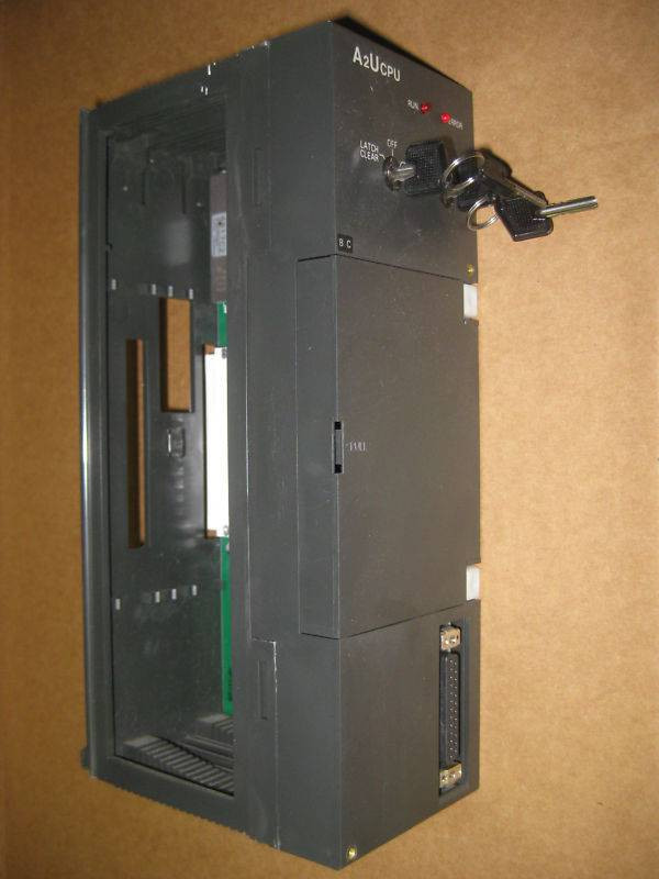 Image of Mitsubishi A2UCPU Melsec CPU Module PLC 512 IO 14K Net 10 Central Processor Unit