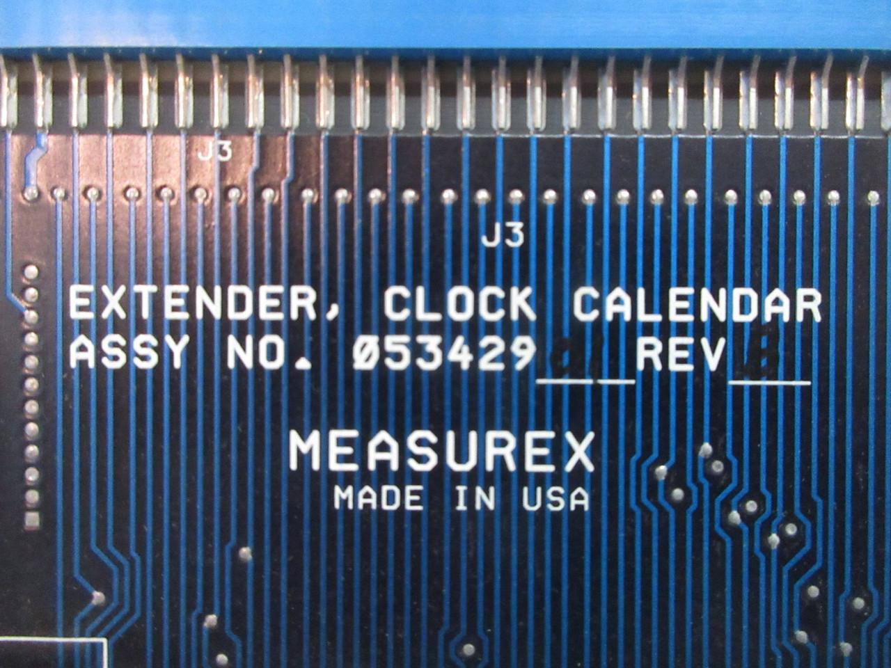 Measurex 05342901 Rev B Extender Clock Calendar Module PLC Board 053429-01 (TK3842-1)