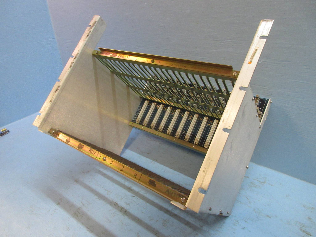 Measurex 08461100 12-Slot Chassis Module Rack SCC Autobackup Backplane 05354900 (TK3846-2)