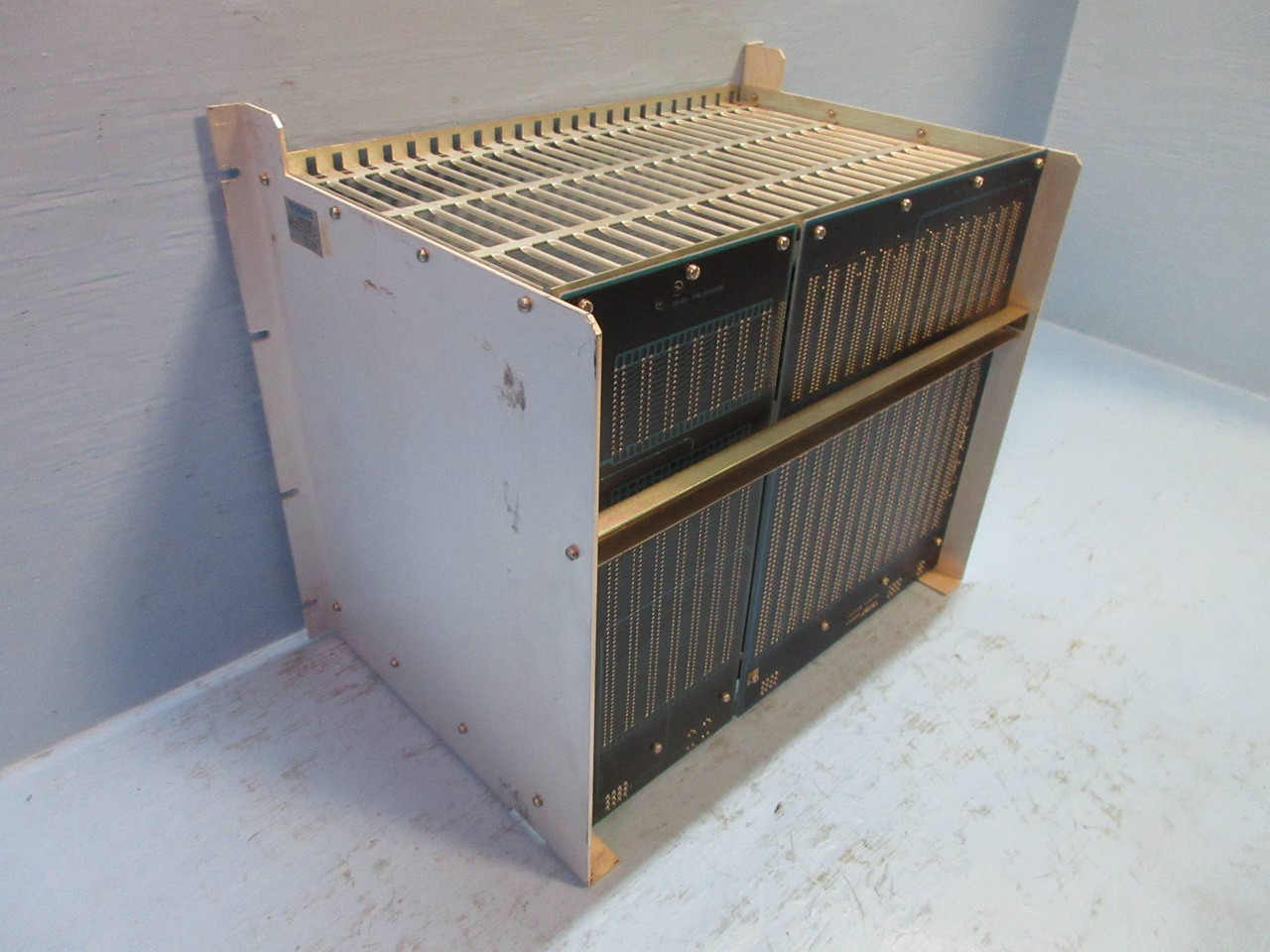 Measurex 08454400 21-Slot Chassis Module Rack with Backplane 05343600 & 05327800 (TK3844-2)