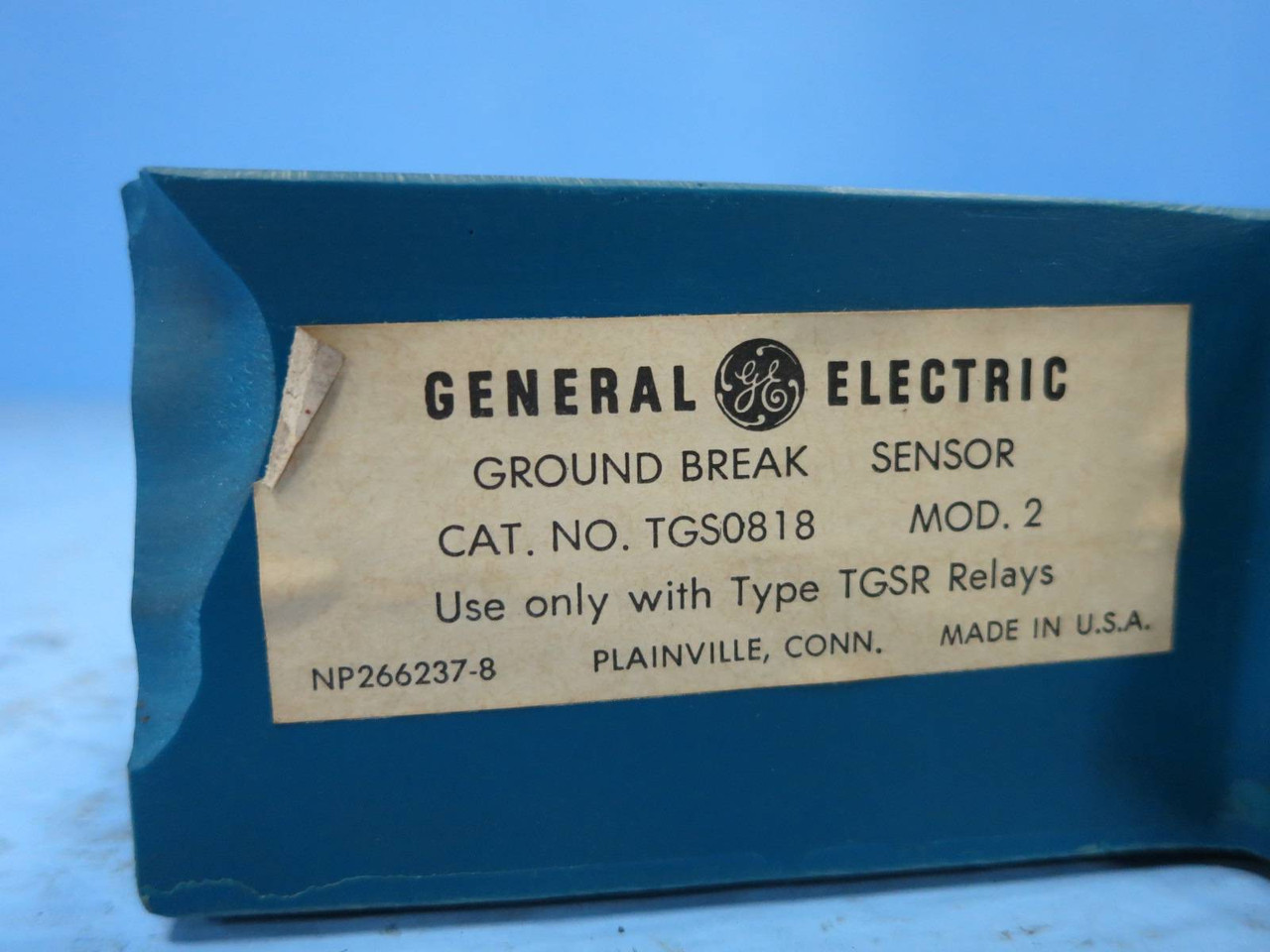 GE TGS0818 Mod 2 Ground Break Sensor Fault Relay 3000A TGS TGSO818 TGSR 3000 Amp (DW0719-2)