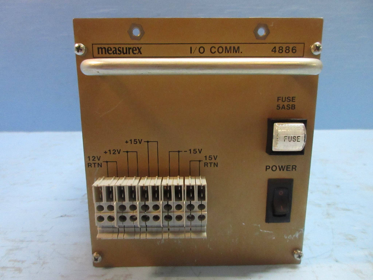 Measurex 08488600 Rev. F 4886 I/O Comm. Module Communication (TK3857-1)