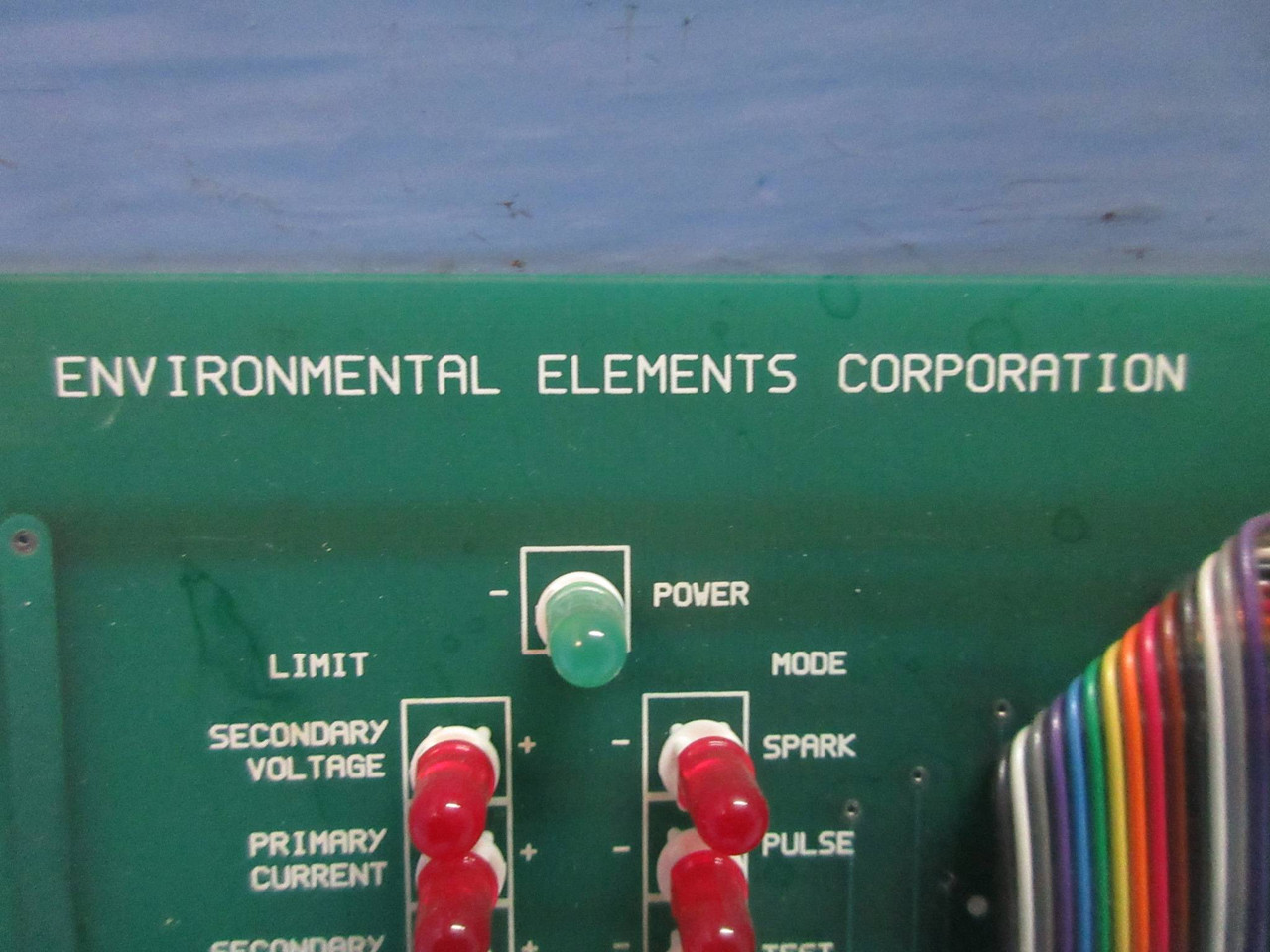 Environmental Elements Corp. PD0799 Front Panel Board PLC (TK3866-3) Environmental Elements Corp. PD0799 Front Panel Board PLC (TK3866-3)