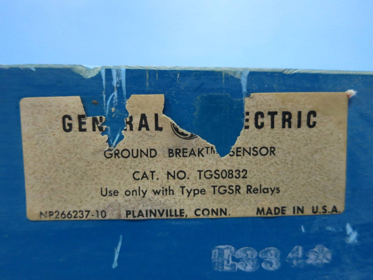 GE TGS0832 Ground Break Sensor Fault Relay 3000A TGS TGSO832 TGSR 3000 Amp (DW0727-1)