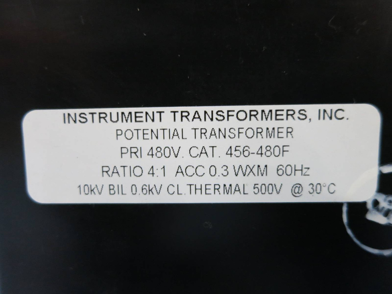 Instrument Transformers 456-480F V Voltage Potential Transformer Ratio 4:1 CT (DW0738-4)