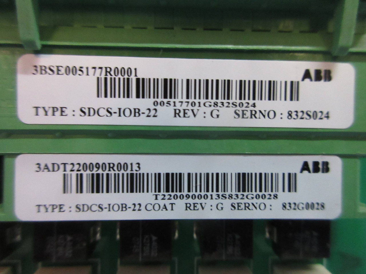 ABB SDCS-IOB-22 Rev. G I/O Digital External Isolated Module 3BSE005177R0001 (TK3901-2)