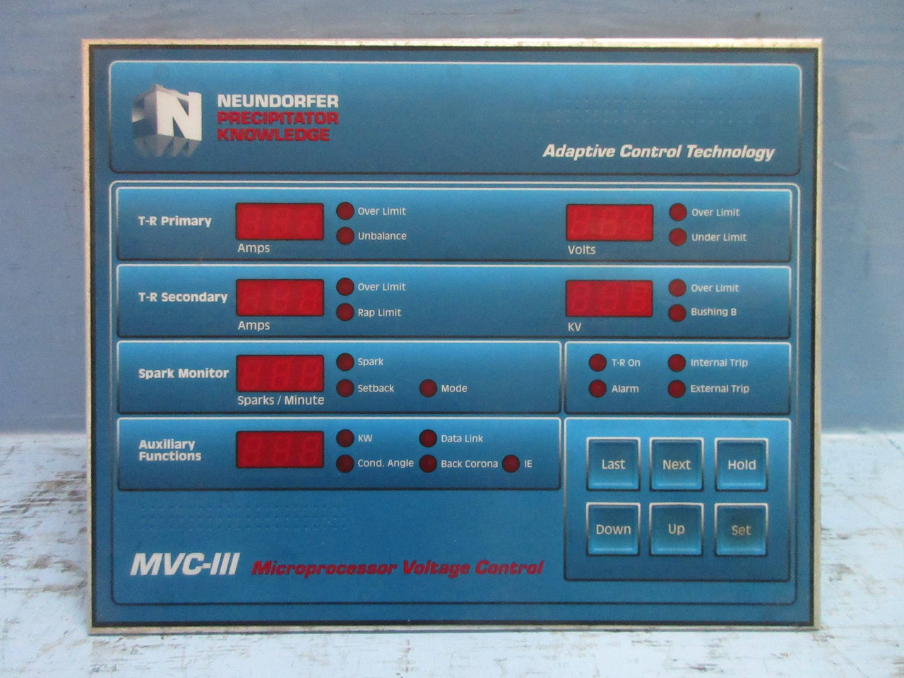 Neundorfer MVC-III Microprocessor Voltage Control Keypad 81700-129 MVC3-B001 PLC (TK3898-2)