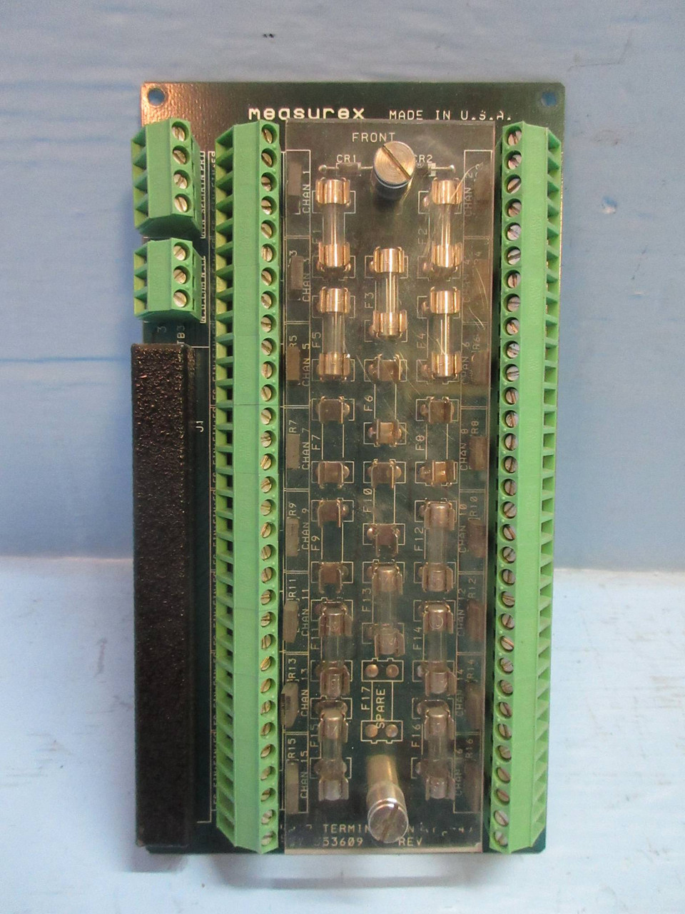 Measurex 05360900 Rev. A HLAIP Termination Module Board PLC (TK3894-4)