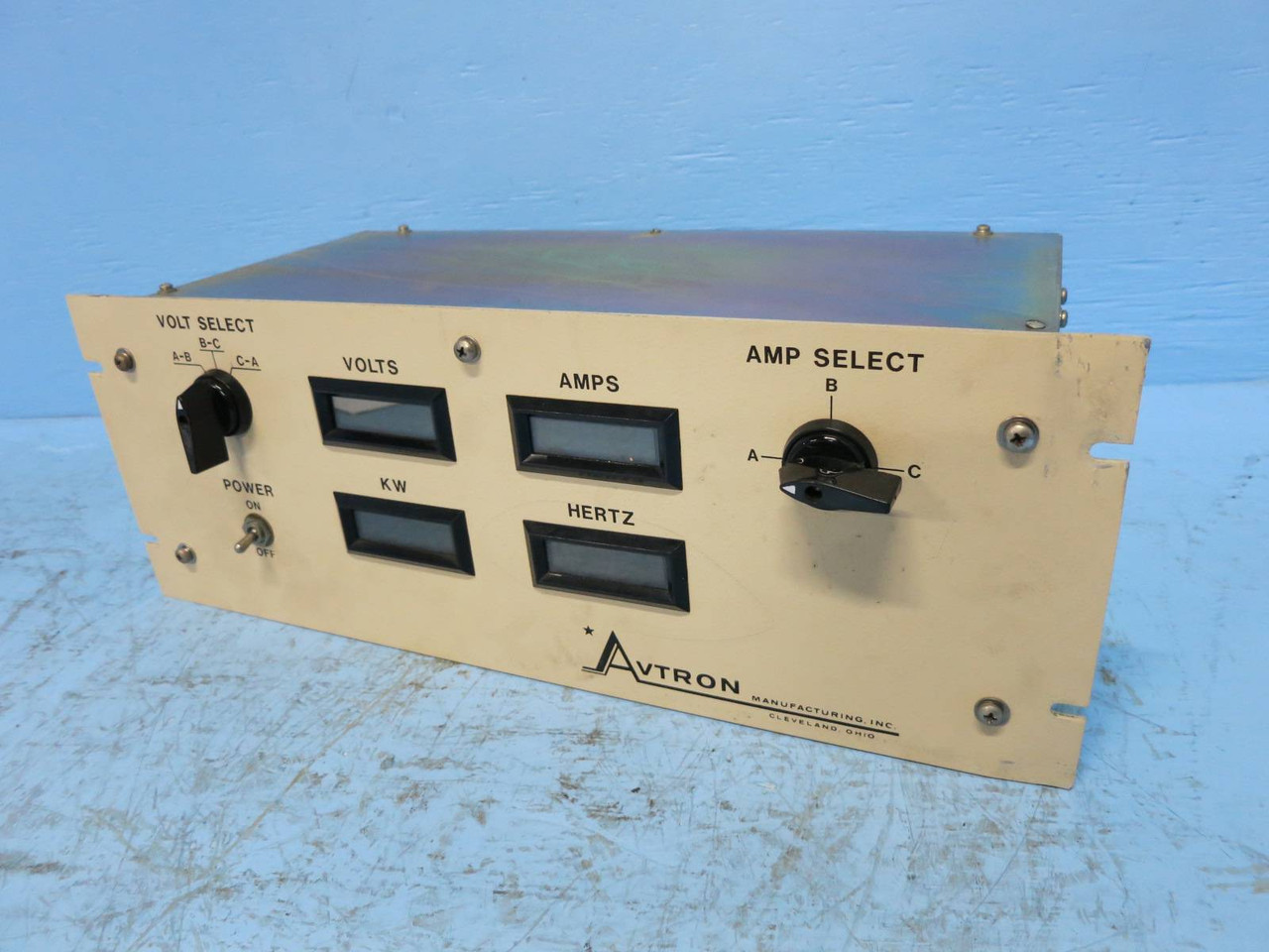 Image of Avtron Model K514-D16865 Metering Unit Digital Readout Display 115V Power Supply