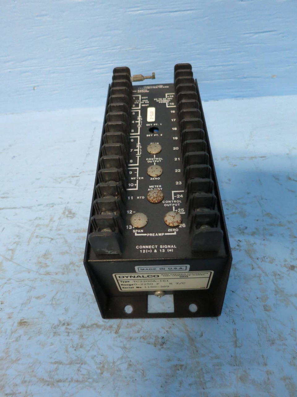 Dynalco TC2200A-161 Temperature Transmitter / Alarm Relay Control 115V (DW0764-6)