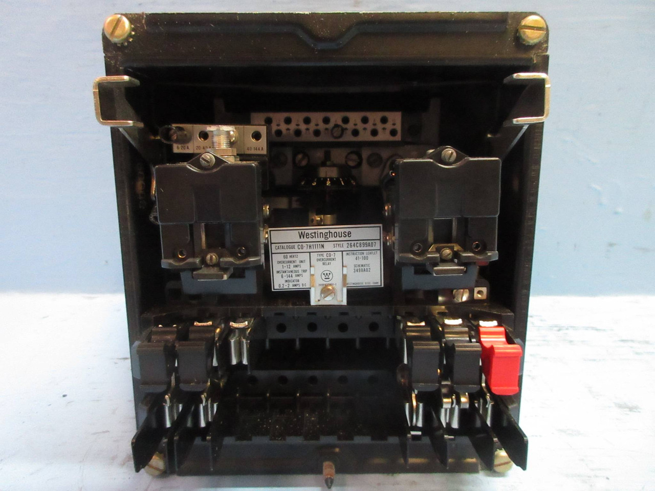 Westinghouse 264C899A07 Type C0-7 Overcurrent Relay 60Hz 1-12 Amp C0-7H1111N (TK3936-4)