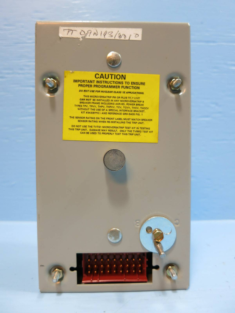 General Electric TT20LSIPM 1600A MicroVersaTrip PM Programmer Trip LSI TR16B1200 (NP1969-1)